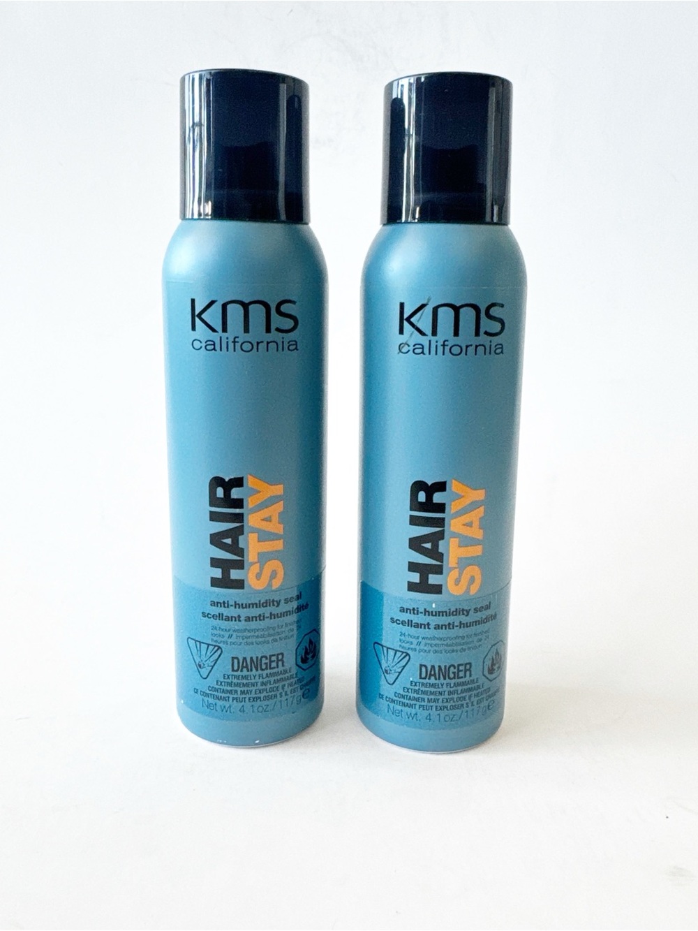 2 x KMS California Hair Stay Anti-Humidity Seal - Blue